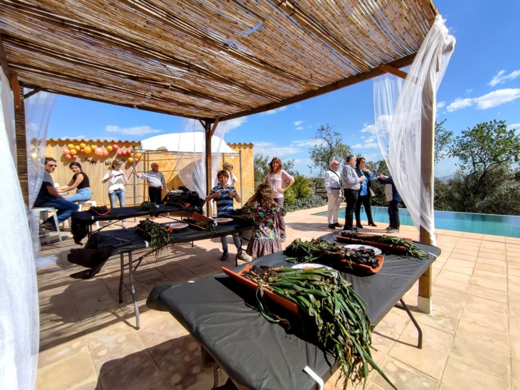 ViVIU una Calçotada Única a Can Robira: Team Building per a Empreses i Grups 4 Calçotada: elebració a l'aire lliure amb vistes a la piscina